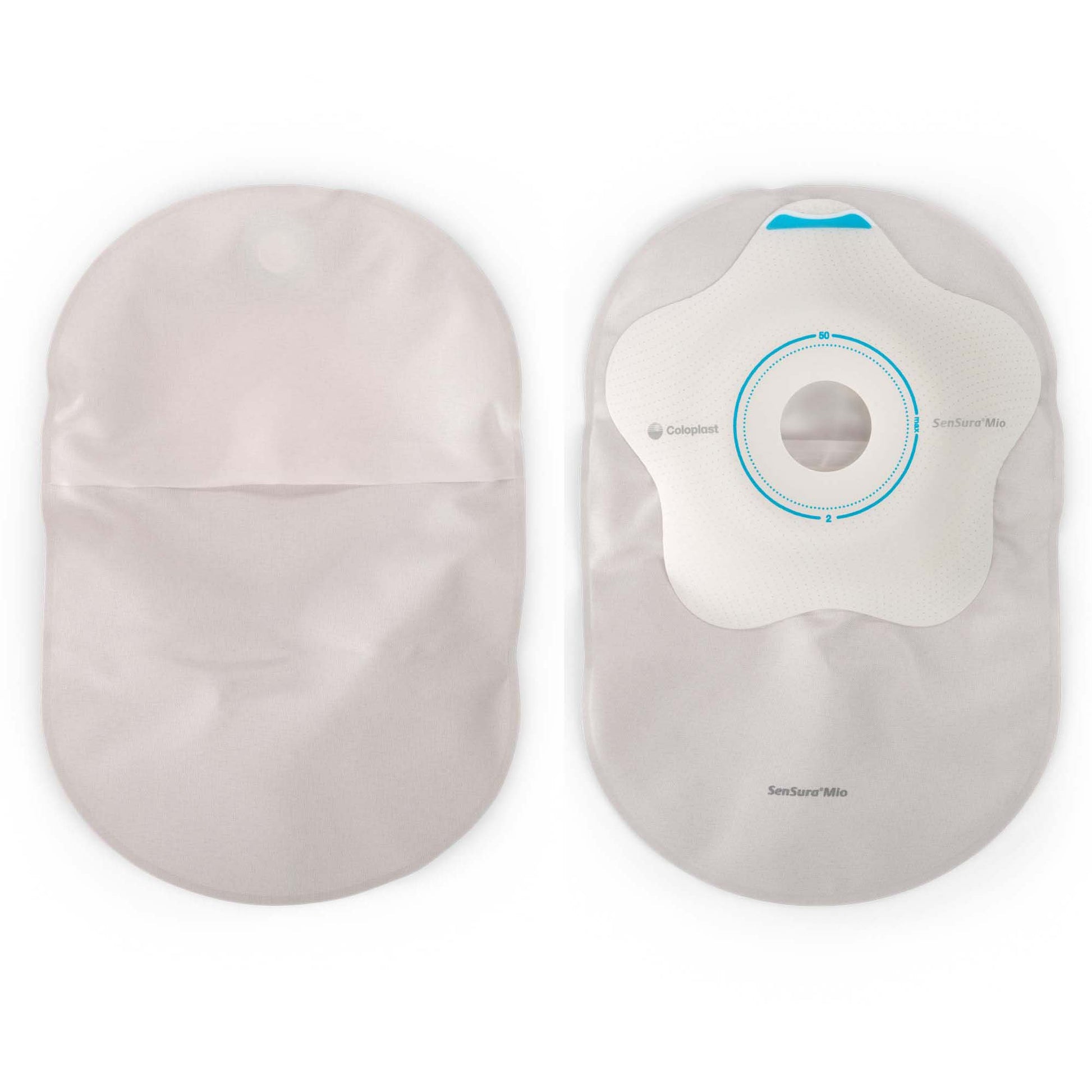 SenSura Mio Convex Flip 1-Piece Closed End Ostomy Pouch, 40mm Stoma