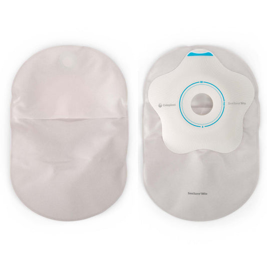 SenSura Mio Convex Flip 1-Piece Closed End Ostomy Pouch, 40mm Stoma