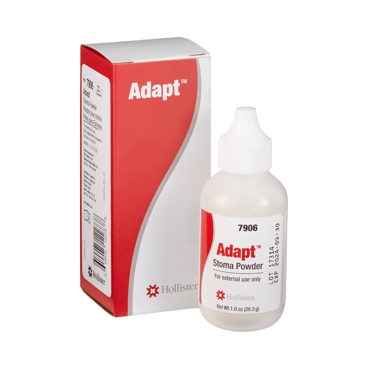 Hollister Adapt™ Ostomy Powder, 1-ounce Puff Bottle