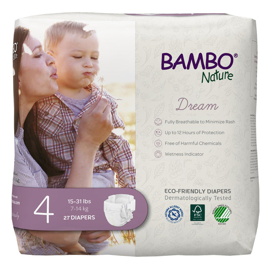 Bambo Nature Diaper, Size 4