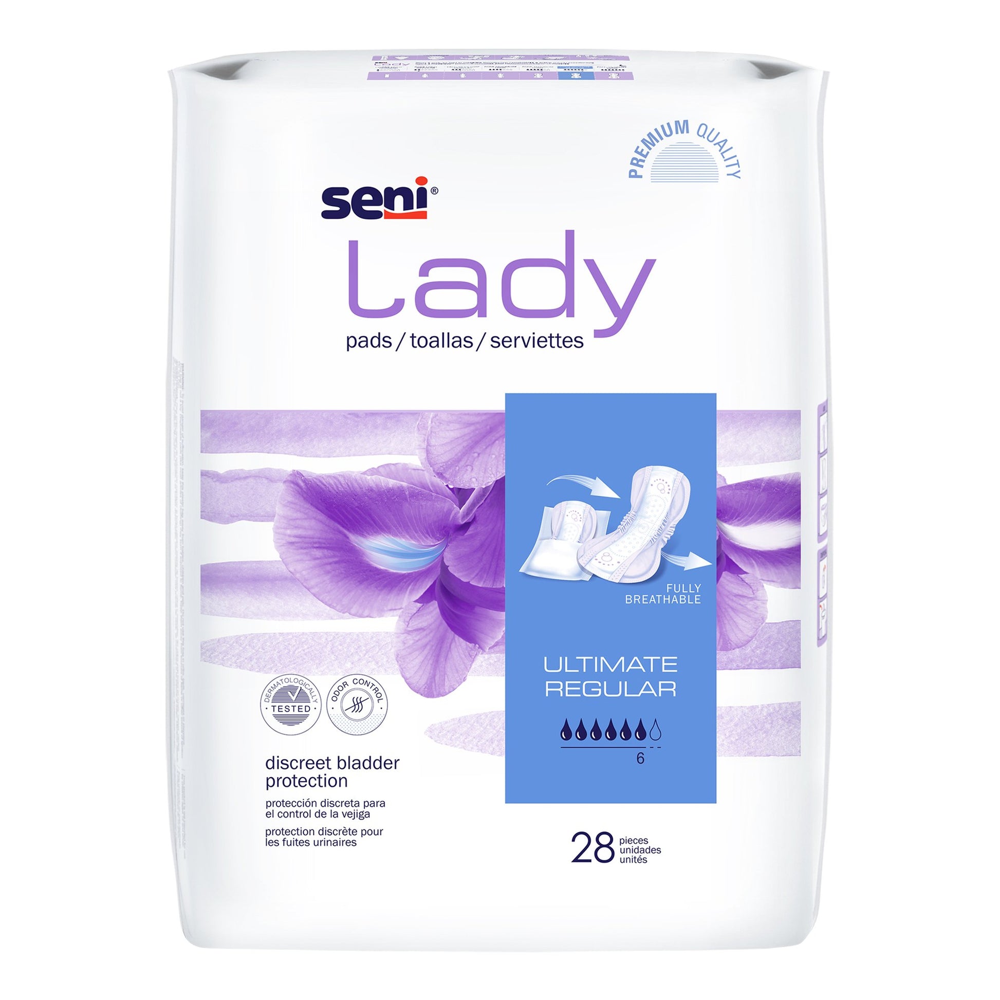 Seni Lady Ultimate Absorbency Bladder Control Pads, Regular
