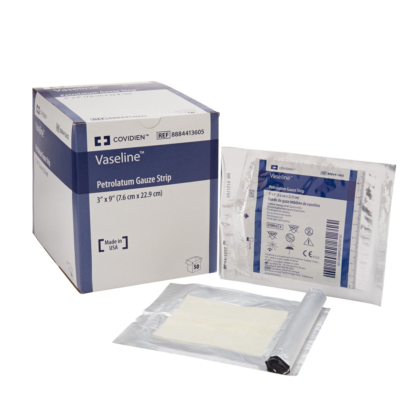 Vaseline™ Petrolatum Impregnated Dressing, 3 x 9 Inch