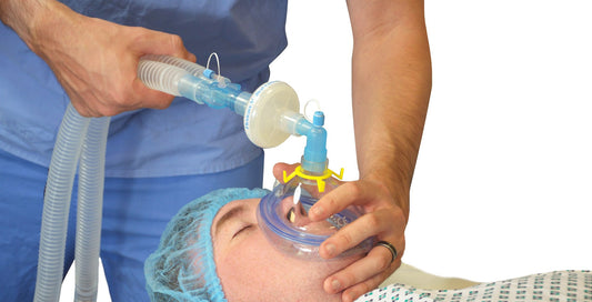 Anesthesia Breathing Circuit Flexicare Expandable Tube 96 Inch Tube Dual Limb Adult 3 Liter Bag Single Patient Use