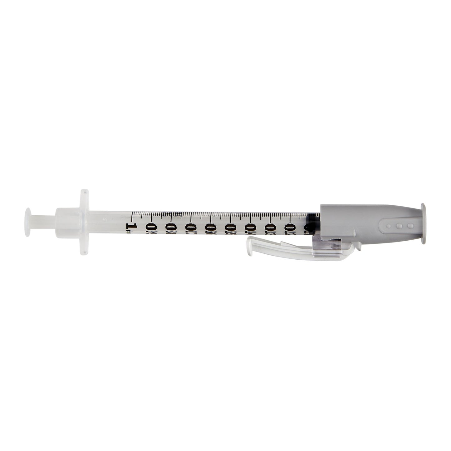 SafetyGlide™ 1 mL Tuberculin Syringe w/ Needle, 27 Gauge, 1/2 Inch Needle Length