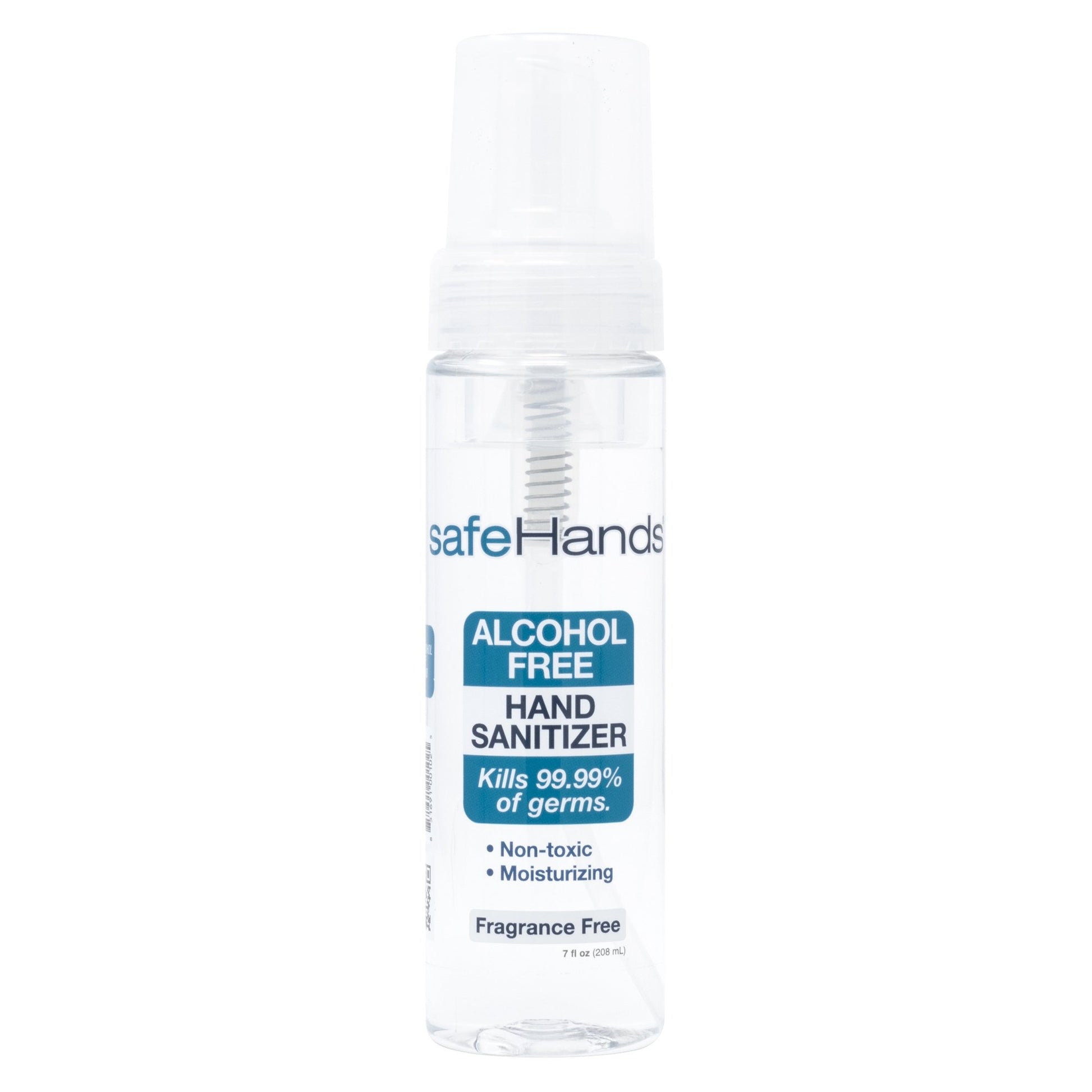 safeHands Alcohol-Free Hand Sanitizer 7-ounce Bottle, Unscented