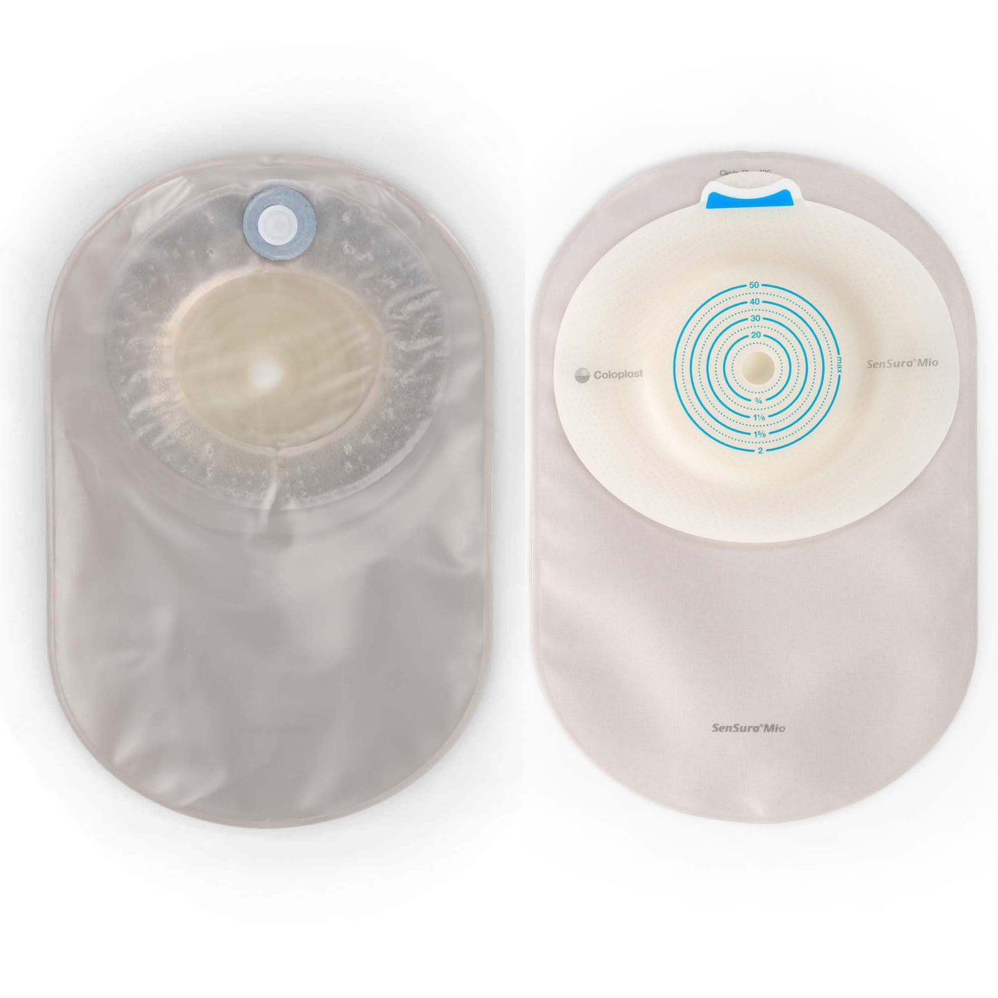 SenSura Mio Convex Soft 1-Piece Transparent Ostomy Pouch, 10 – 50mm Stomas