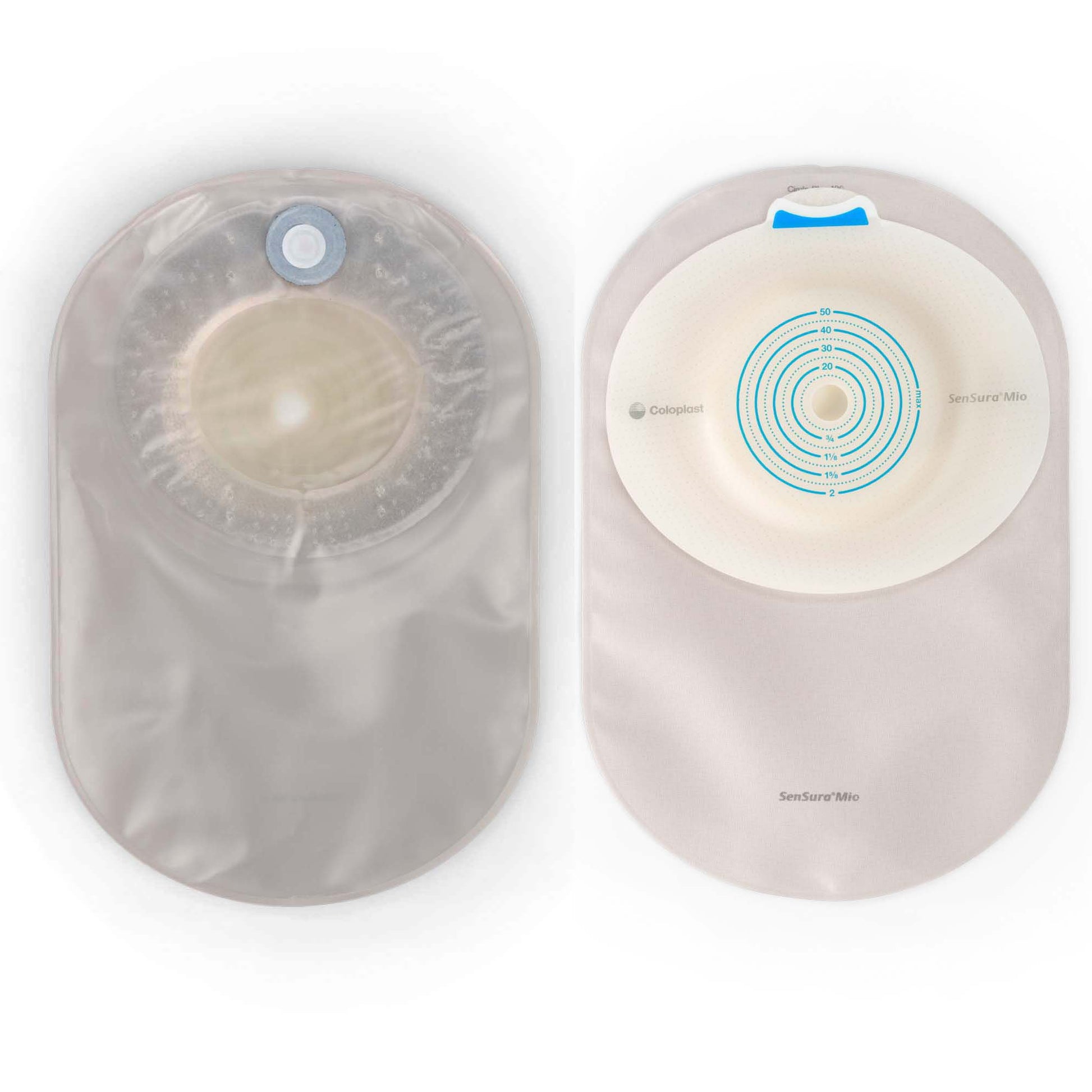 SenSura Mio Convex Soft 1-Piece Transparent Ostomy Pouch, 10 – 50mm Stomas