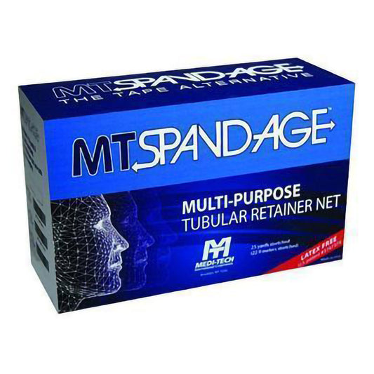 Elastic Net Retainer Dressing MT Spandage™ Tubular White Elastic Custom Size 25 Yard Length NonSterile