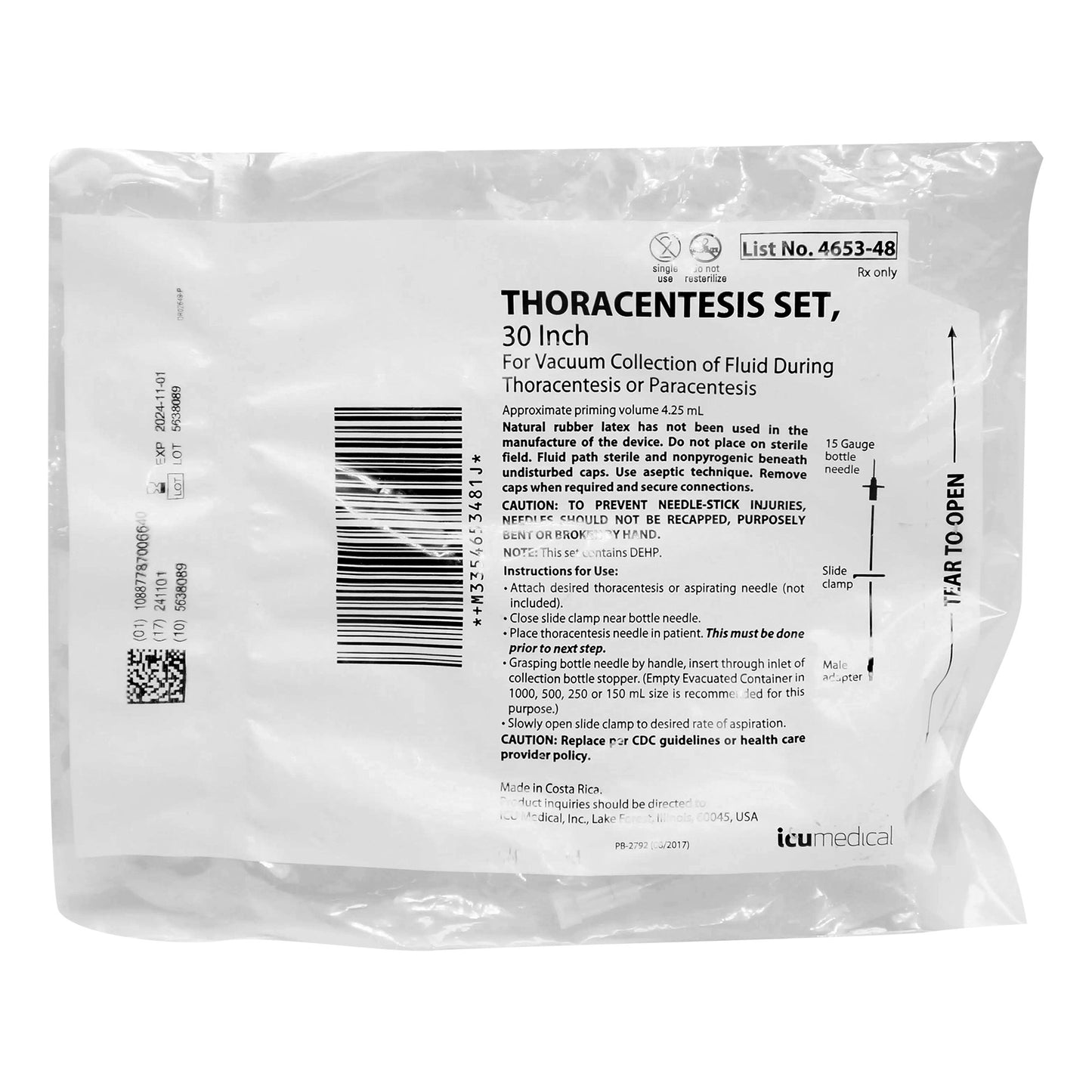 Portex Thoracentesis Kit