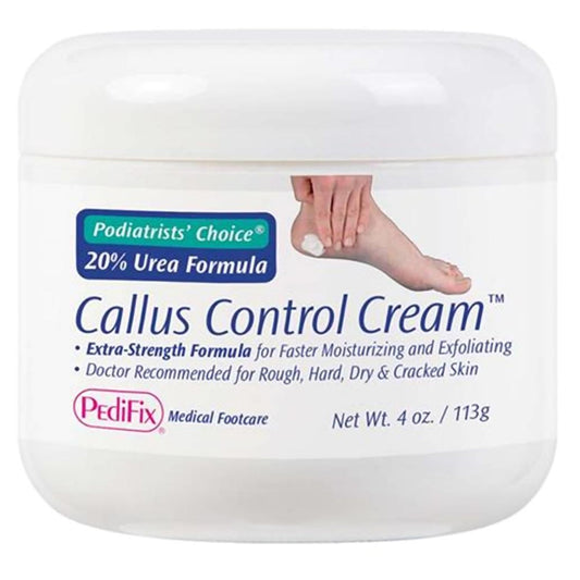 Podiatrists' Choice Callus Control Cream Foot Moisturizer, 4-ounce Jar