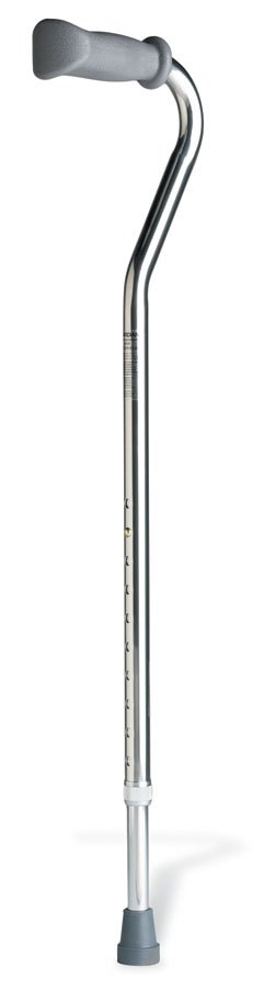 Offset Cane Guardian Aluminum 30 to 39 Inch Height Black