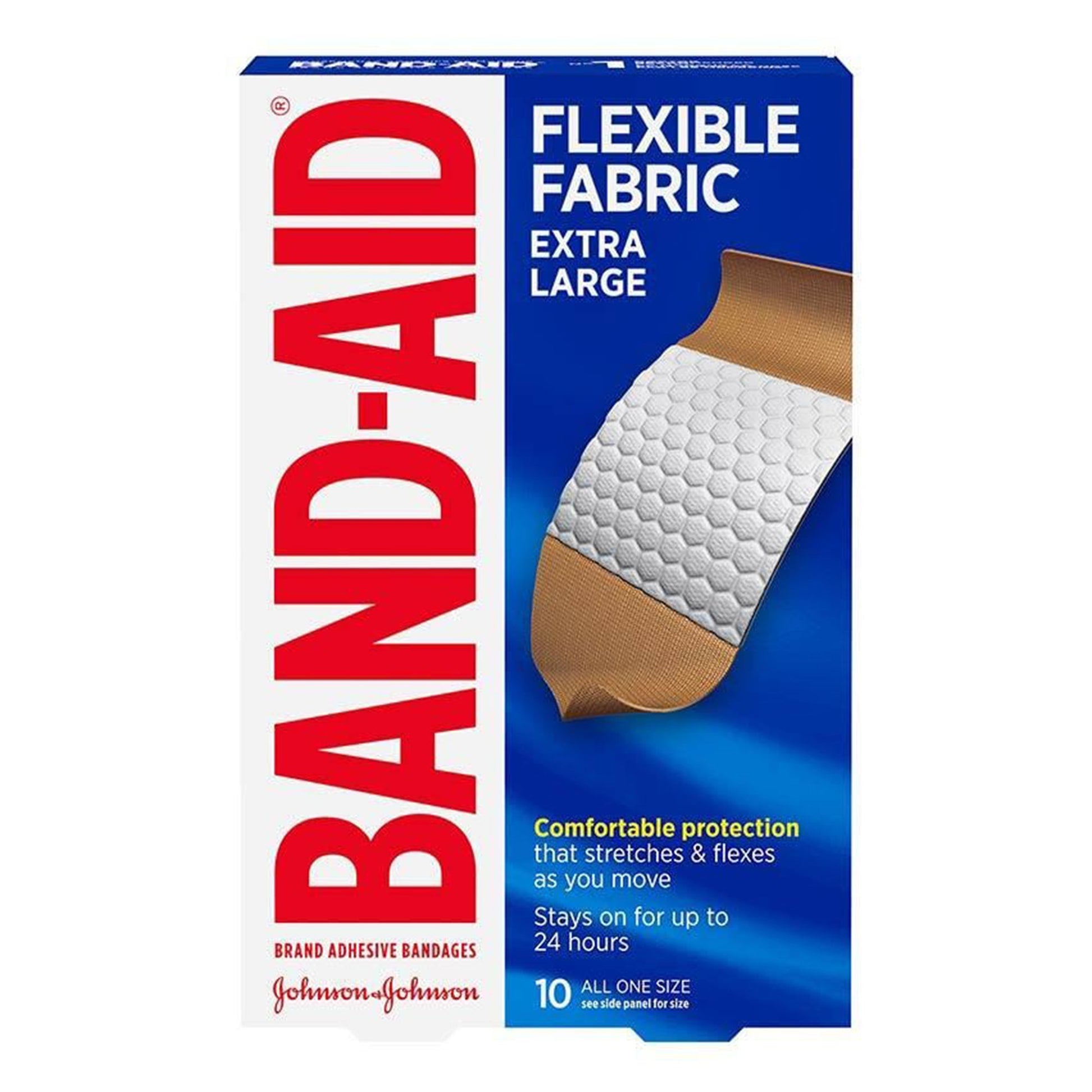 Band-Aid Flexible Fabric Adhesive Strip, Extra Large