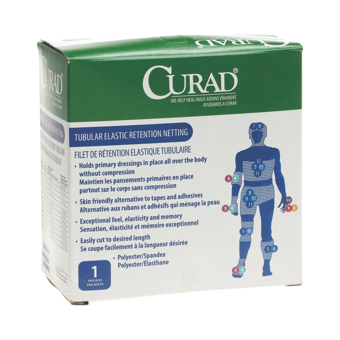 Curad Elastic Net Dressing, 6 Inch x 25 Yard