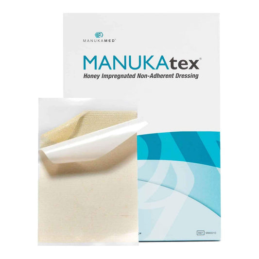 MANUKAtex Honey Impregnated Wound Dressing, 4 x 5 Inch