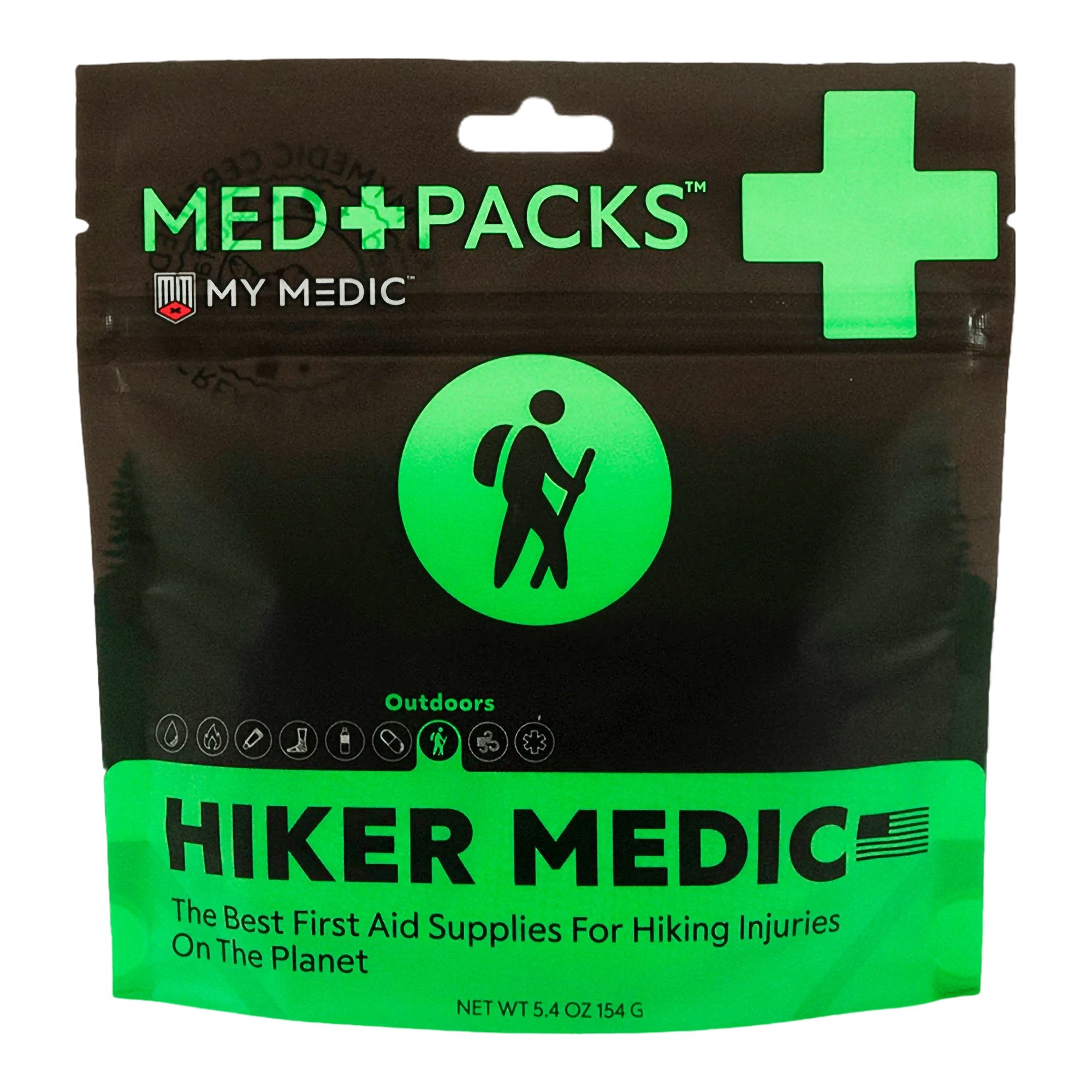 Med Packs™ First Aid Kit for Hikers – Outdoor Injury Supplies in Porta ...