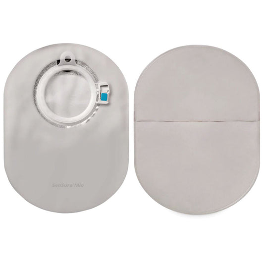 SenSura Mio Click 2-Piece Opaque Ostomy Pouch, Blue Match