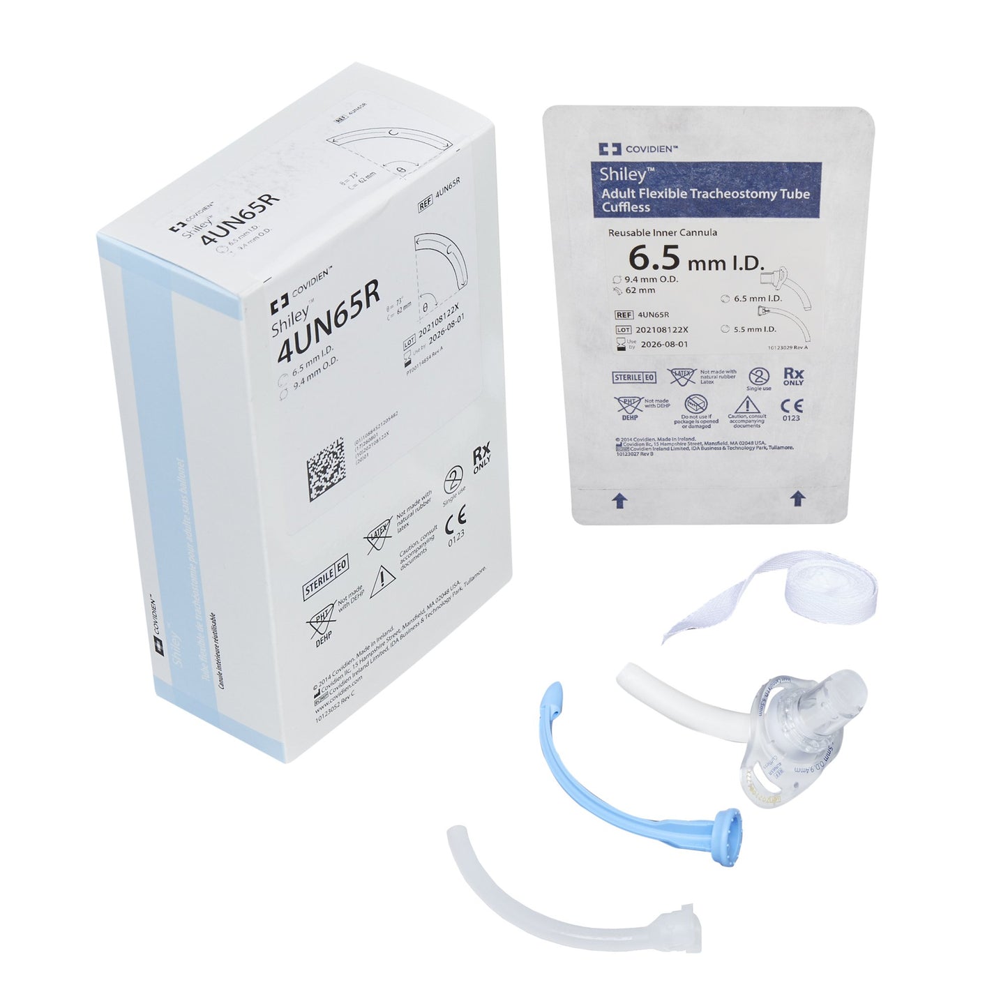 Uncuffed Tracheostomy Tube Shiley™ Size 4.0 Adult