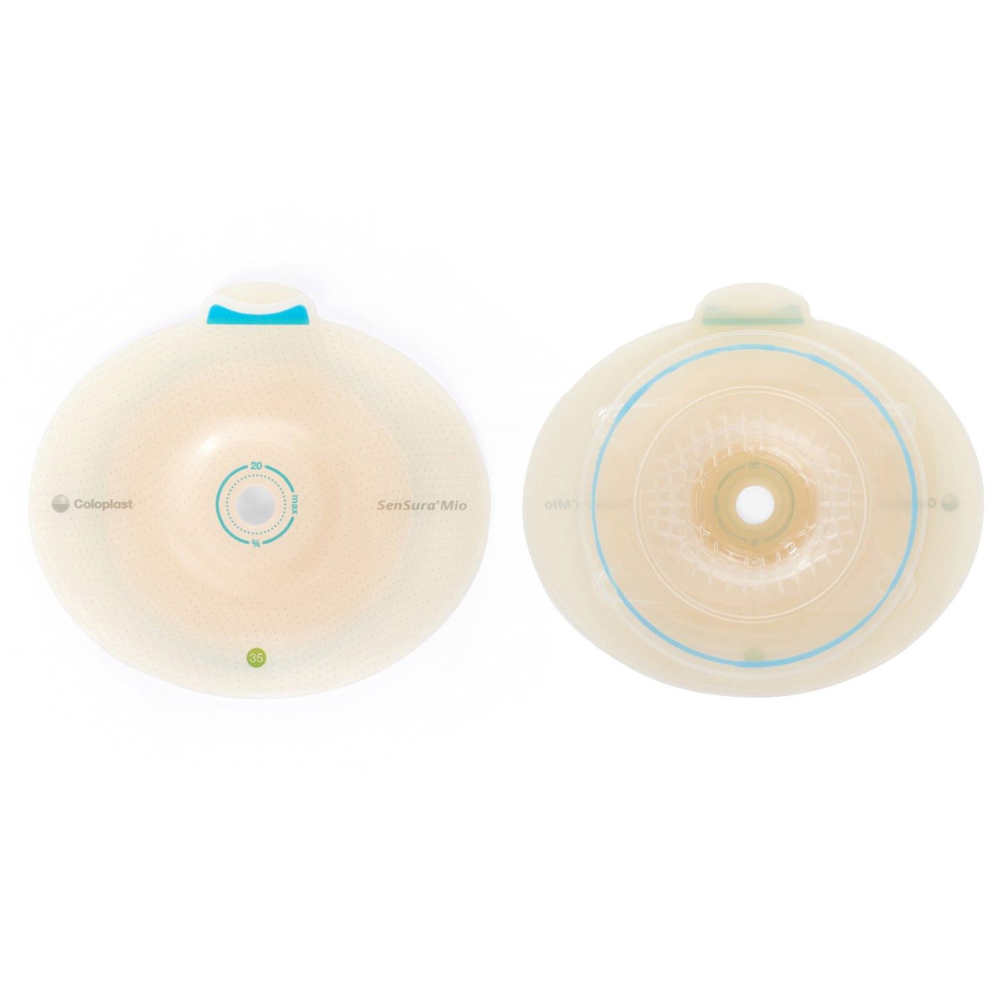 SenSura Mio Flex Convex Light Ostomy Barrier, Trim to Fit 15 – 30 mm, Red Match