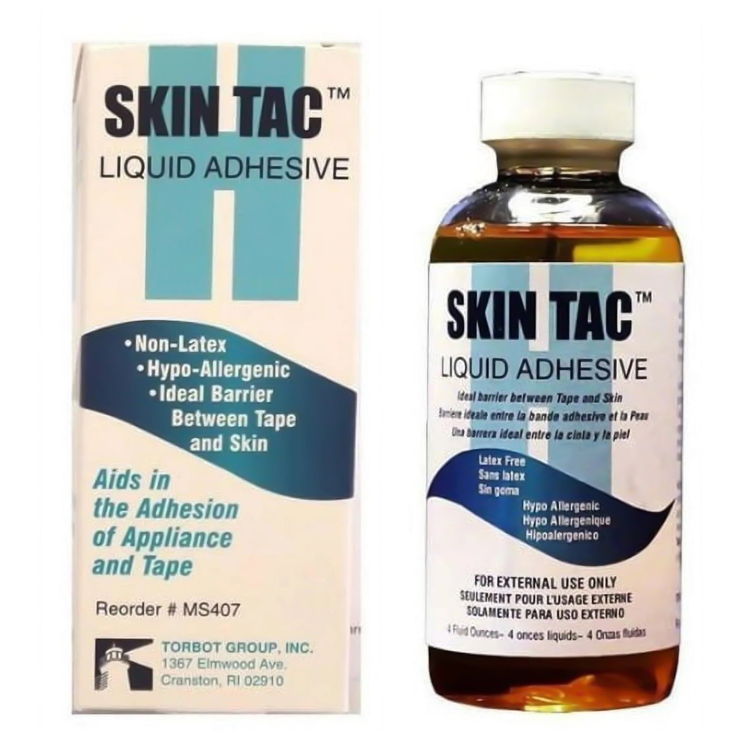 Skin Tac™ H Liquid Adhesive Barrier, 4-ounce Bottle