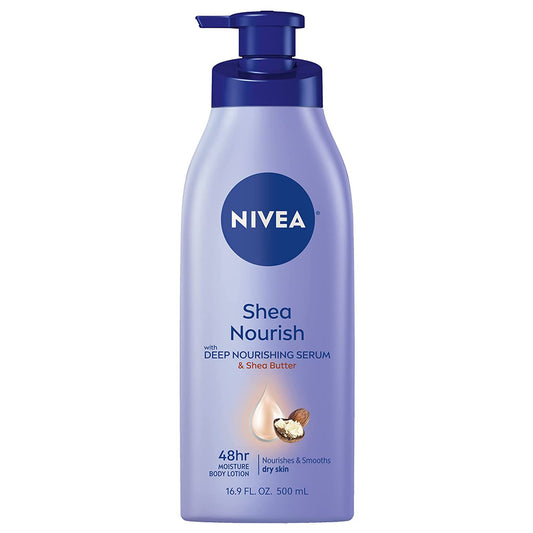NIVEA Shea Nourish Body Lotion, 16.9 oz.