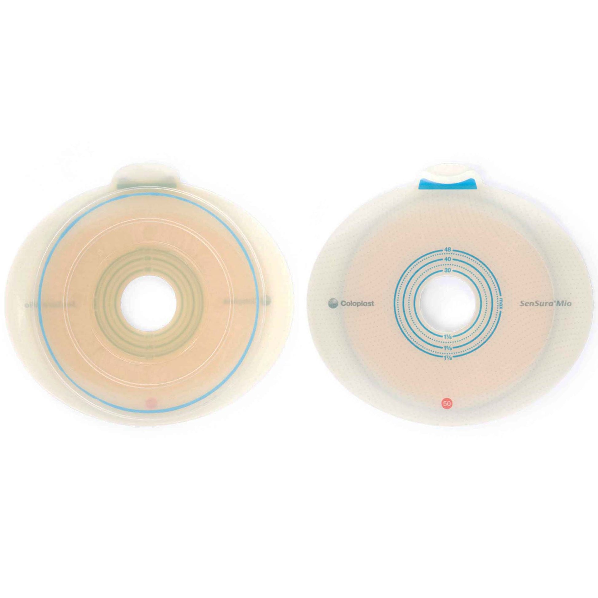 SenSura Mio Flex Ostomy Barrier, 32 mm Stoma Opening, Red Color Match