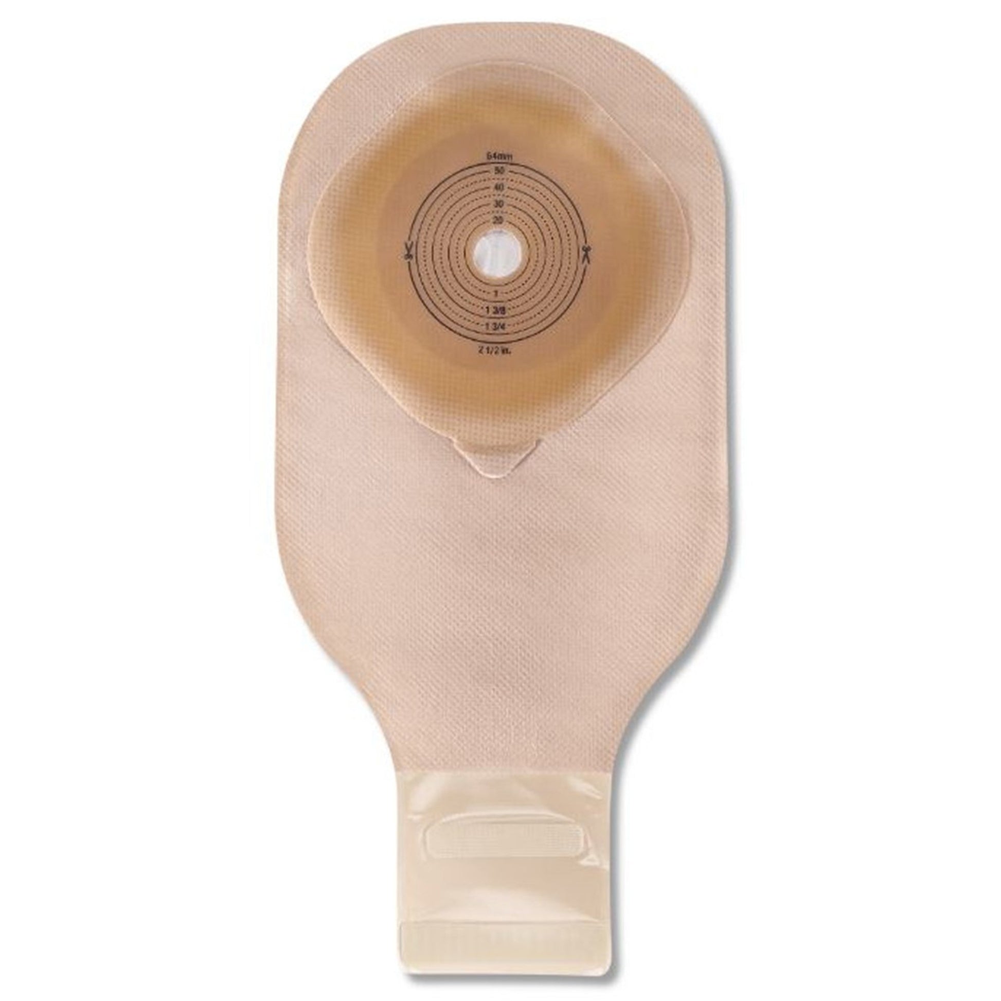 Ostomy Pouch Premier™ One-Piece System 12 Inch Length Flat, Pre-Cut 64 mm Stoma Drainable