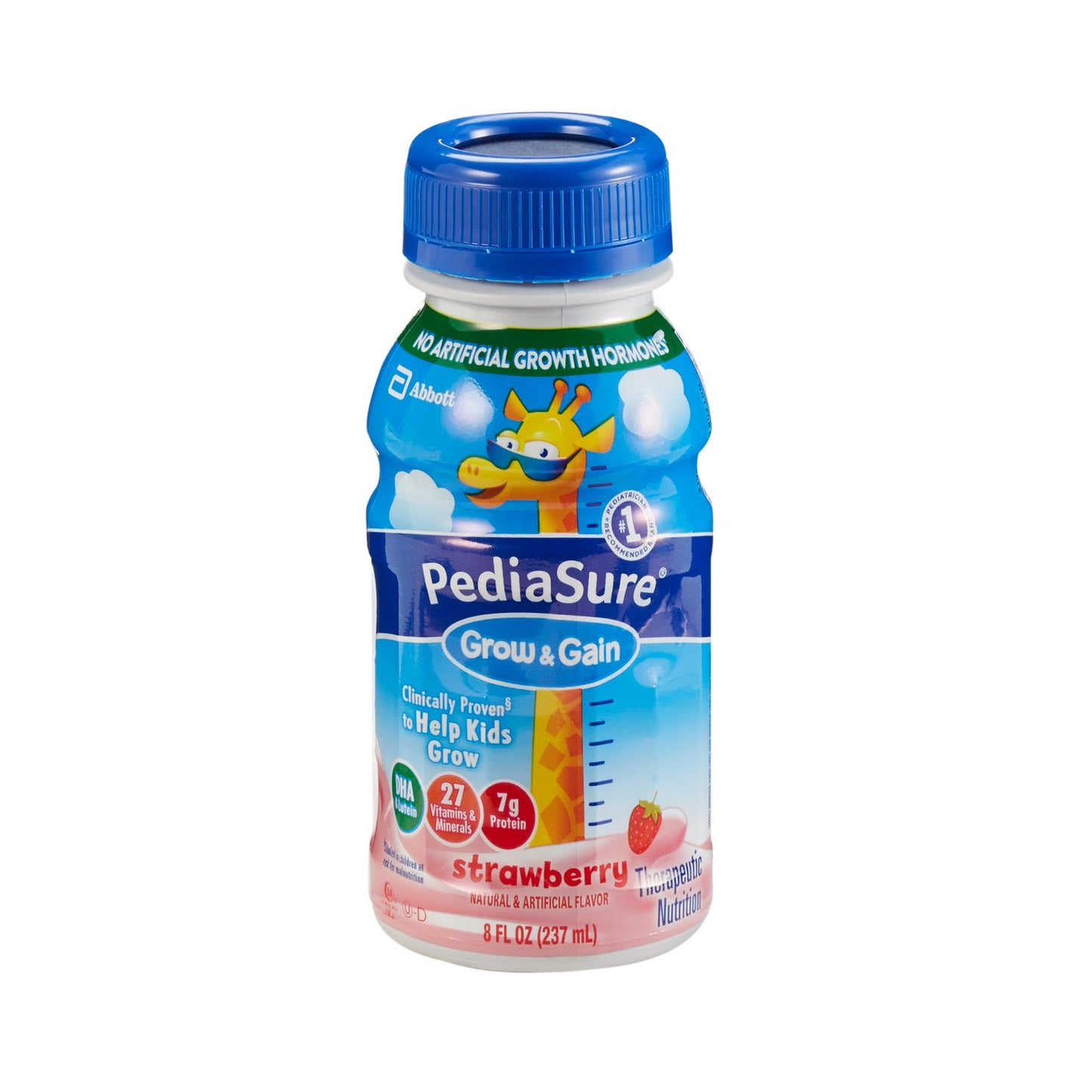 PediaSure Grow & Gain Therapeutic Nutrition, Strawberry, 8-ounce Bottle