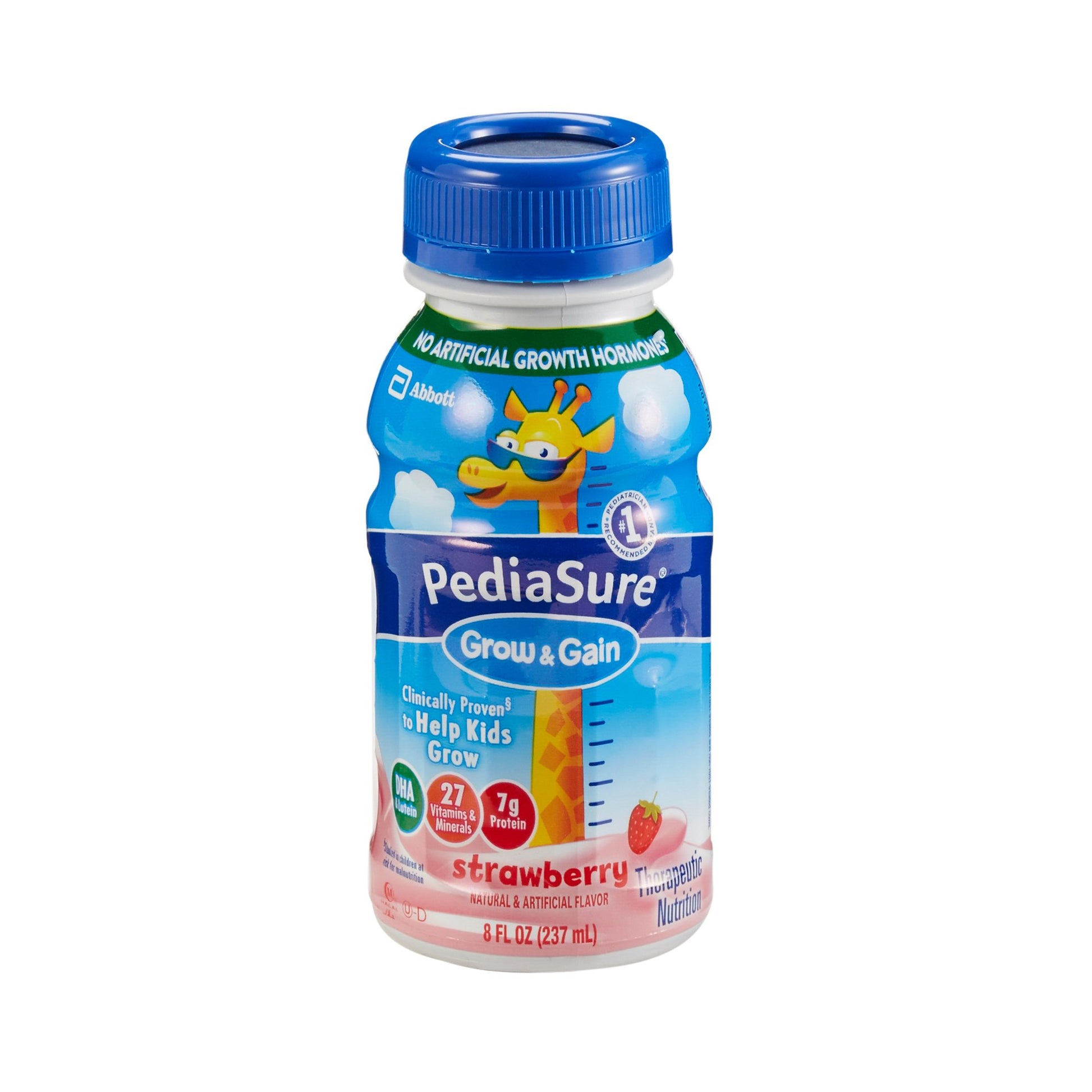 PediaSure Grow & Gain Therapeutic Nutrition, Strawberry, 8-ounce Bottle