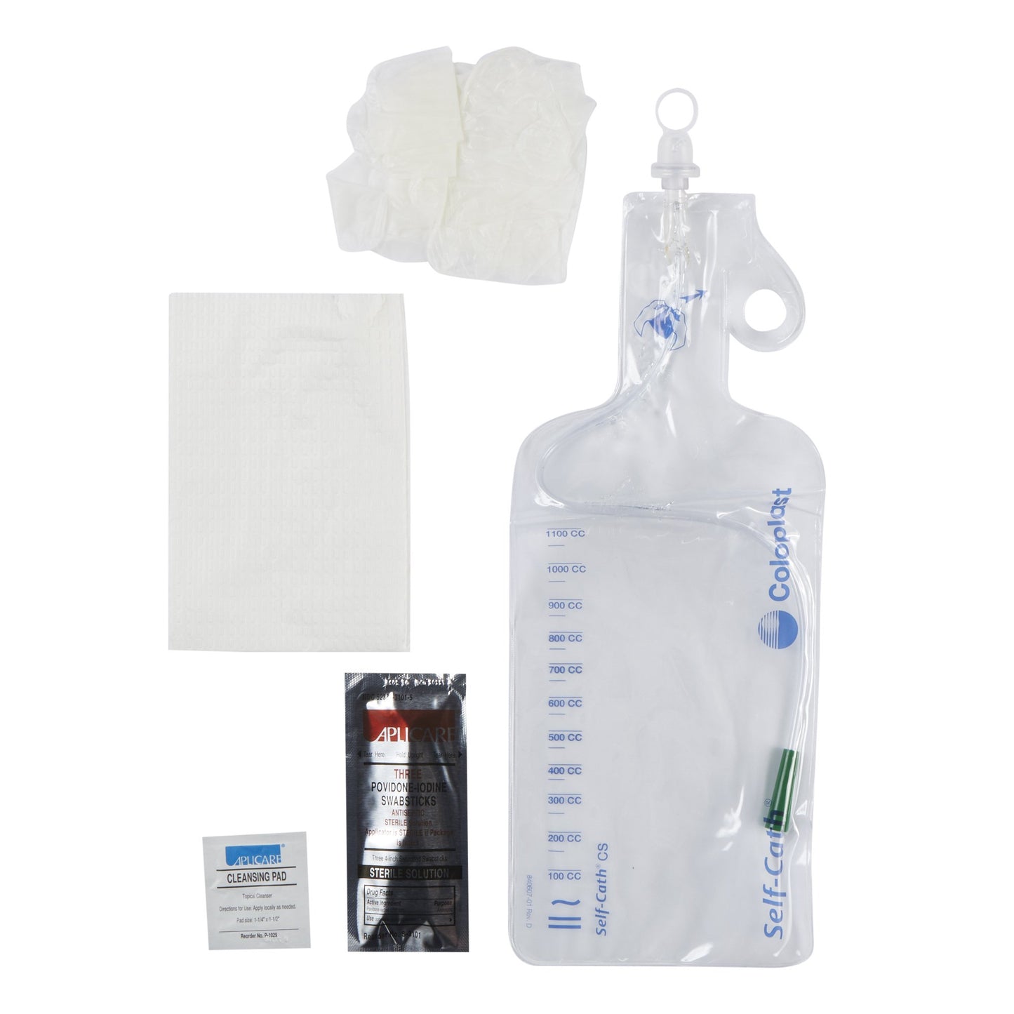 Self-Cath Male Closed System Catheter Kit, 14 Fr