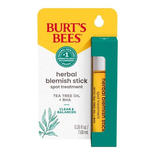 Burt's Bees Herbal Blemish Stick Spot Treatment Tea Tree Oil + BHA