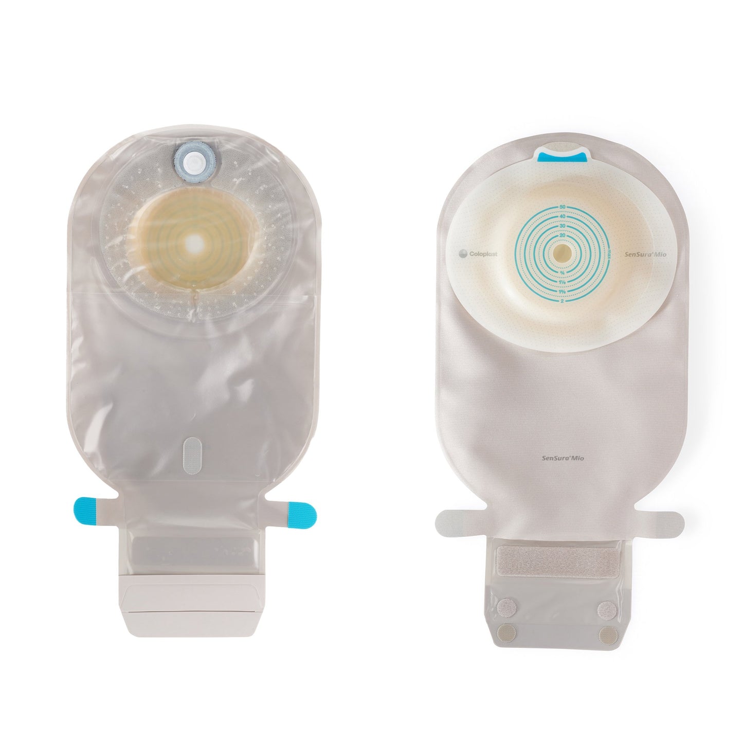 SenSura Mio Convex Deep 1-Piece Transparent Ostomy Pouch, 10 – 43 mm Stomas