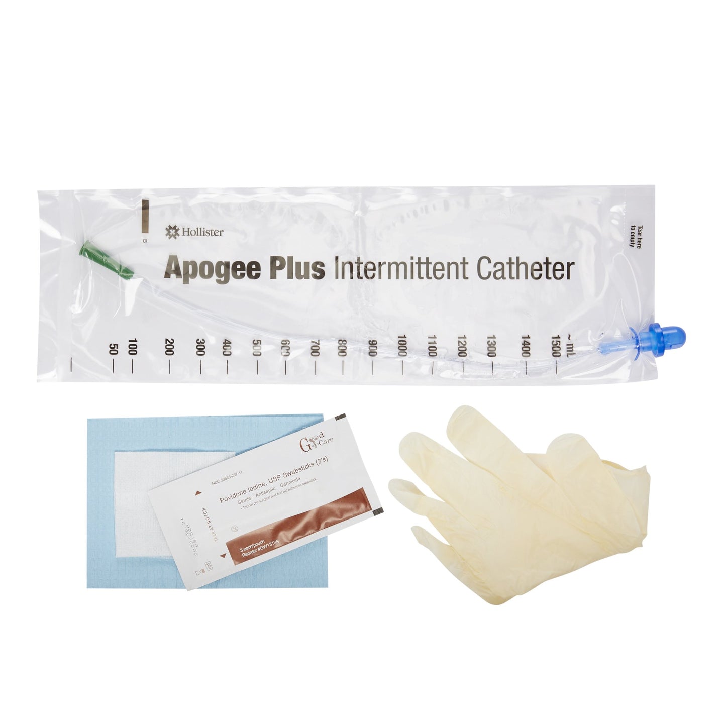 Apogee Intermittent Catheter Kit, 14 Fr., Firm