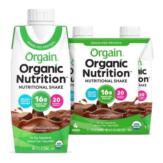 Orgain Organic Nutrition™ Chocolate Nutritional Shake, 11-ounce carton