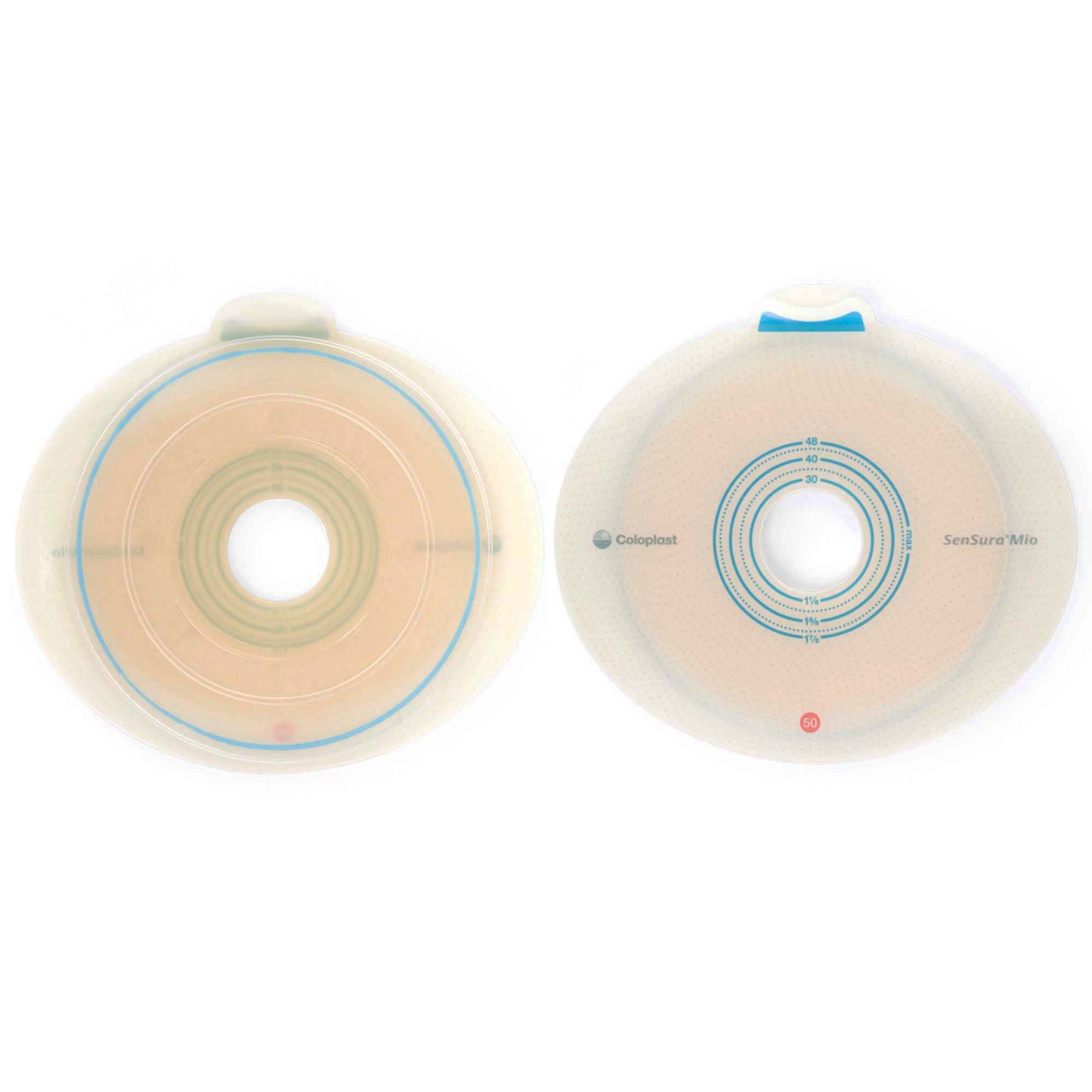 SenSura Mio Flex Ostomy Barrier, 30 mm Stoma Opening, Red Color Match