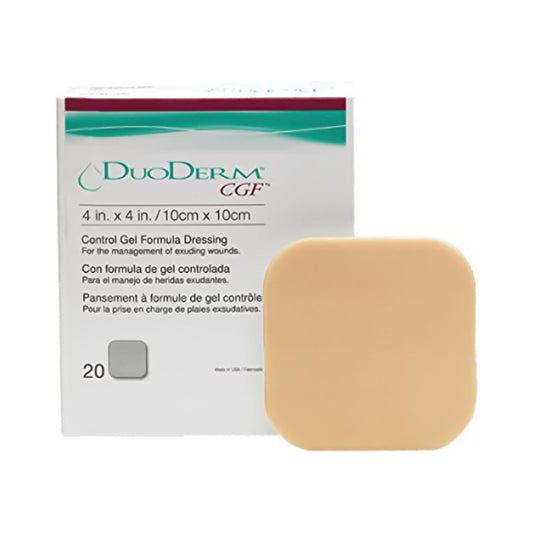 DuoDerm CGF Hydrocolloid Dressing, 4 x 4 Inch