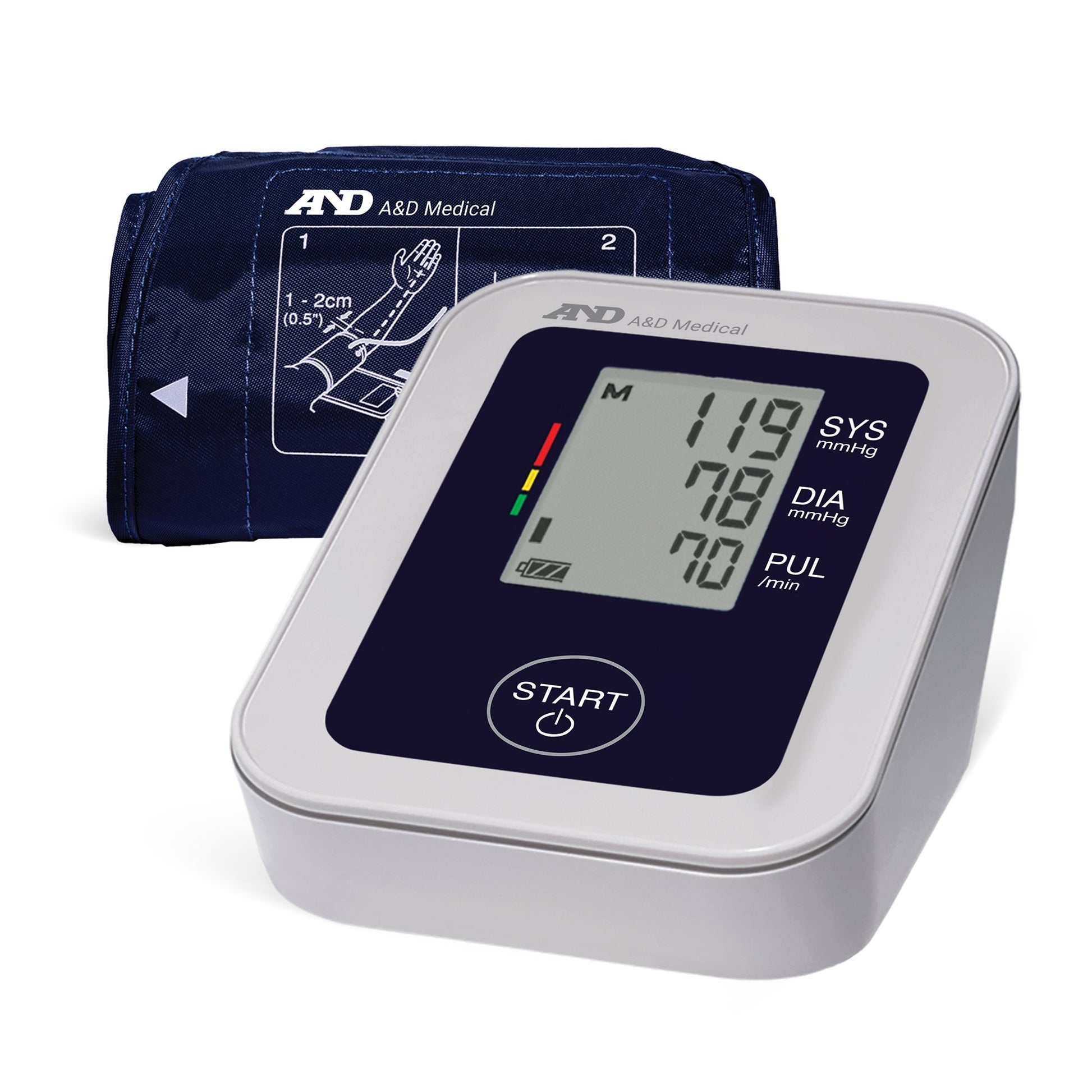 Digital Blood Pressure Monitor AND Small Adult Cuff 16 to 24 cm Desk Model