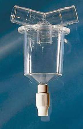 AirLife Inline Water Trap w/ Twist Valve