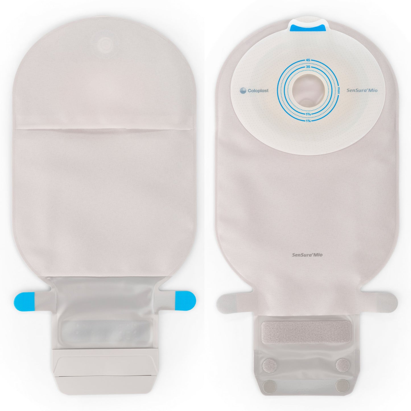 SenSura Mio Flat 1-Piece Opaque Ostomy Pouch, 45mm Stoma