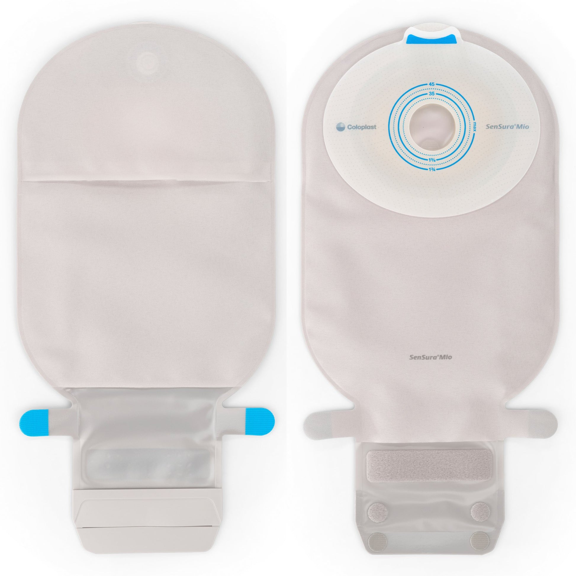 SenSura Mio Flat 1-Piece Opaque Ostomy Pouch, 45mm Stoma