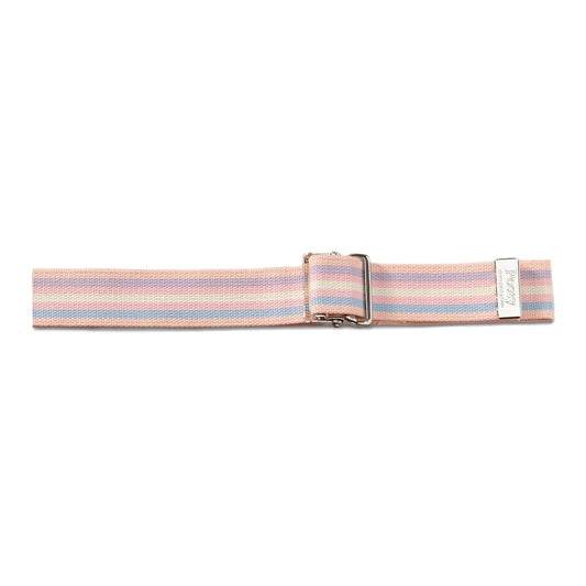 Posey Gait Belt, Nickel Buckle, Pastel Striped, 54-Inch Length