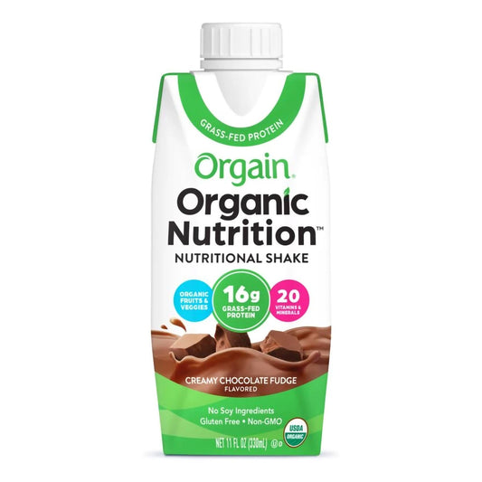 Orgain Organic Nutrition™ Chocolate Nutritional Shake, 11-ounce carton