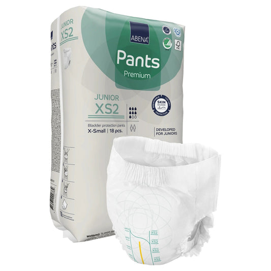 Abena Premium Pants Junior XS2 Incontinence Brief, Extra Small