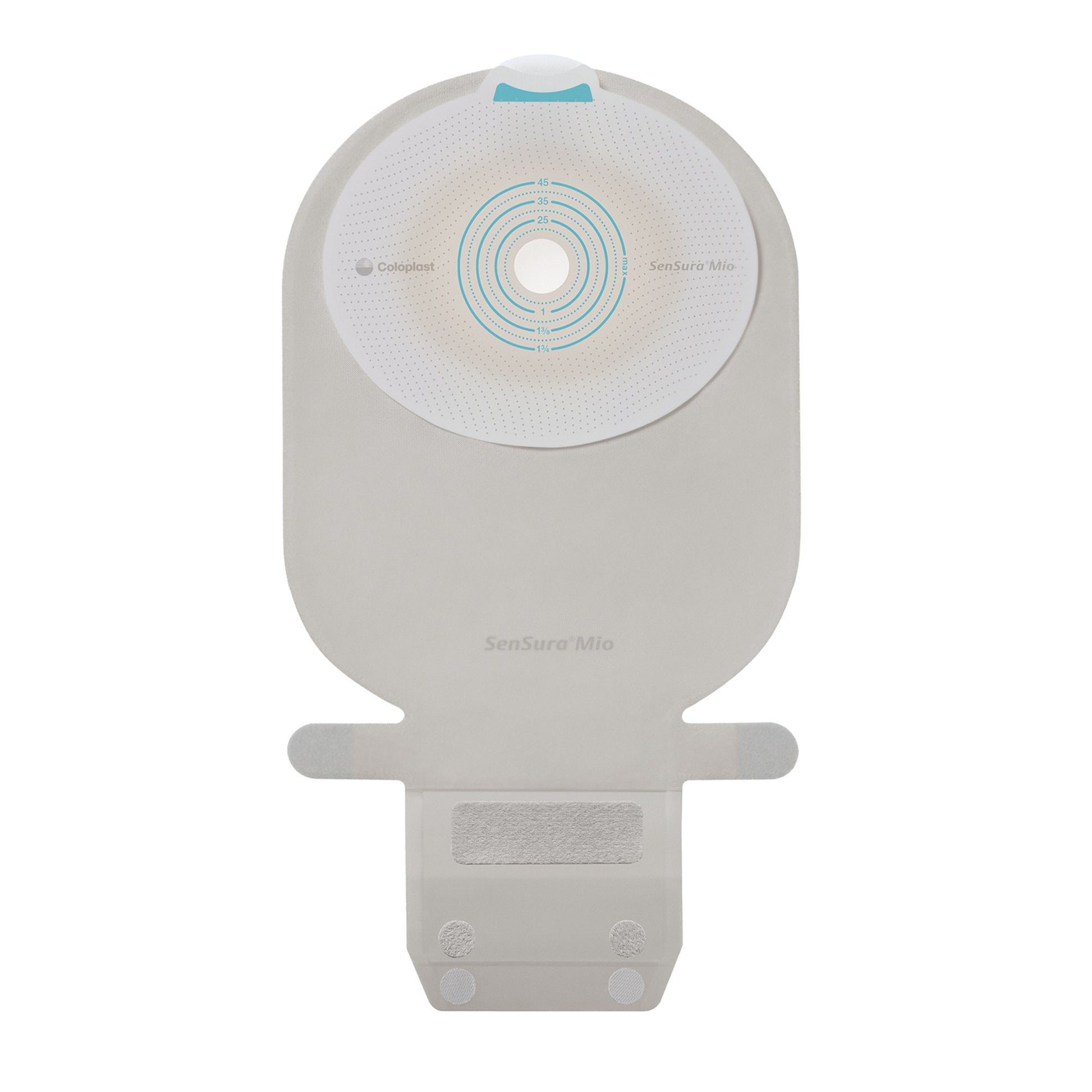 SenSura Mio Flat 1-Piece Opaque Ostomy Pouch, 40 mm Stoma