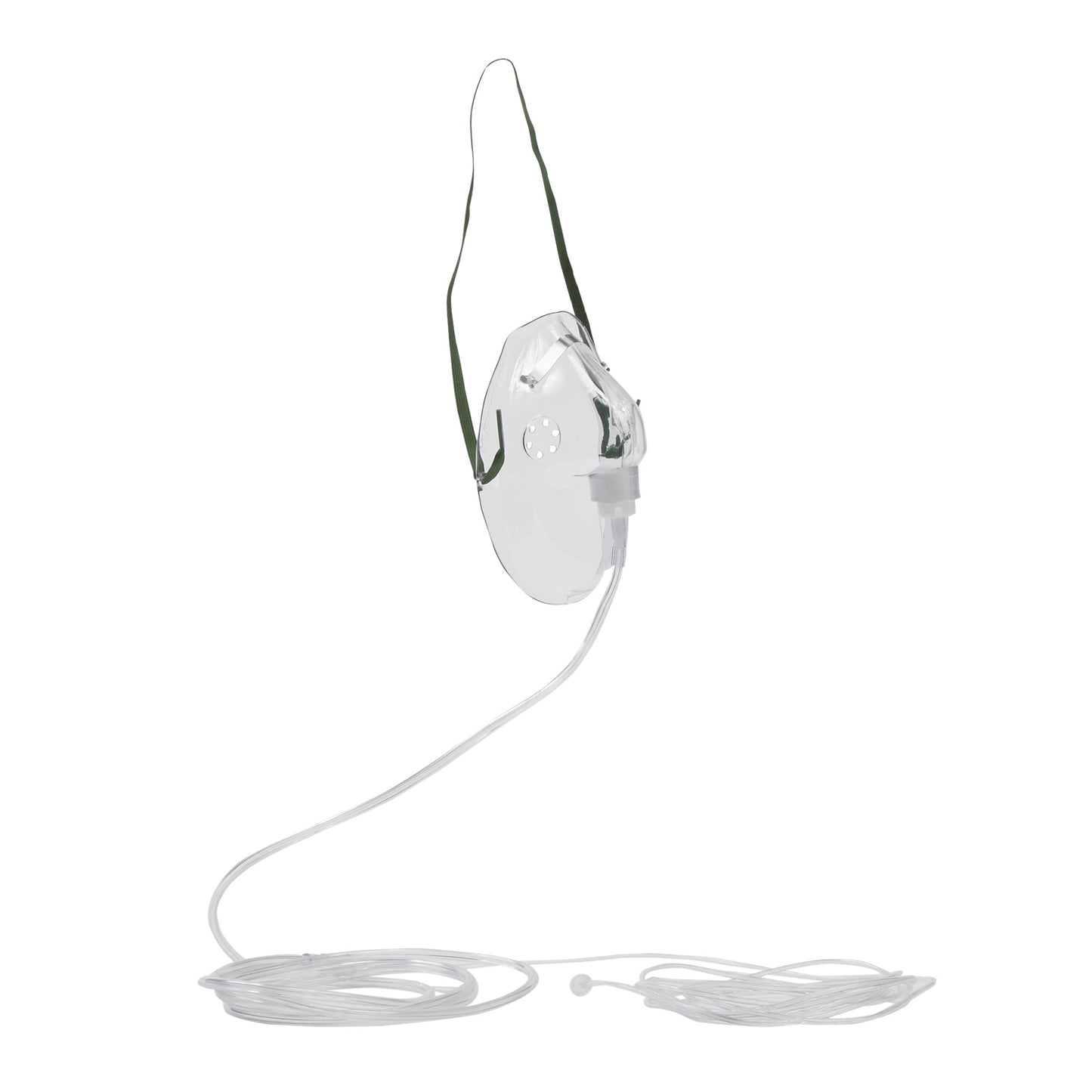 Oxygen Mask Elongated Style Adult Adjustable Head Strap