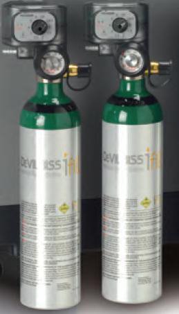 Oxygen Cylinder DeVilbiss iFill Size E Aluminum
