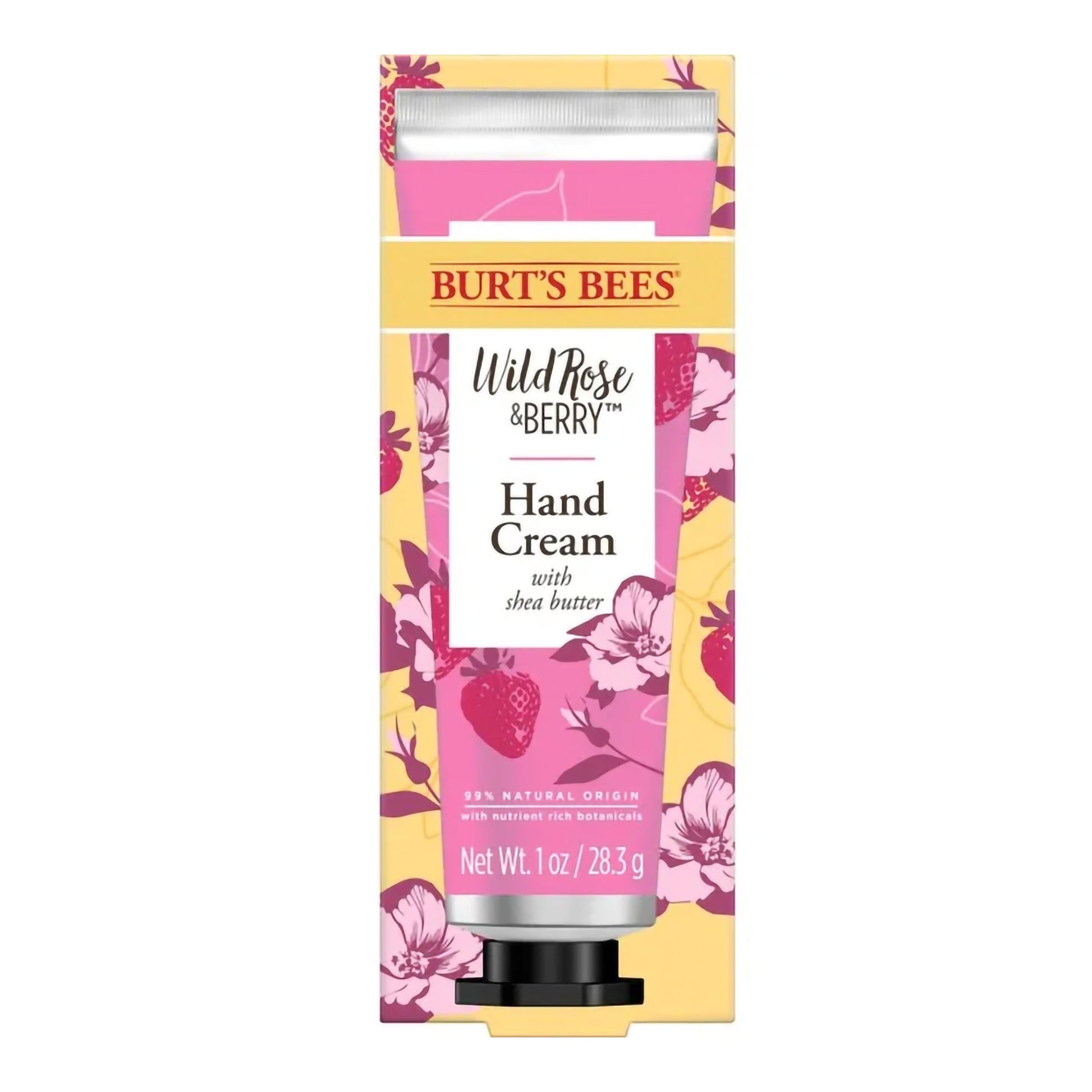 Burt's Bees Hand Cream Wild Rose and Berry, 1-ounce Tube