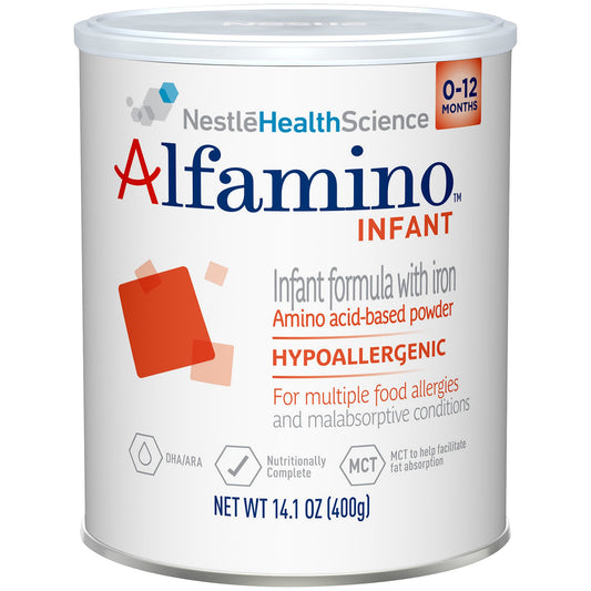 Alfamino Powder Amino Acid Based Infant Formula with Iron, 14.1-ounce can