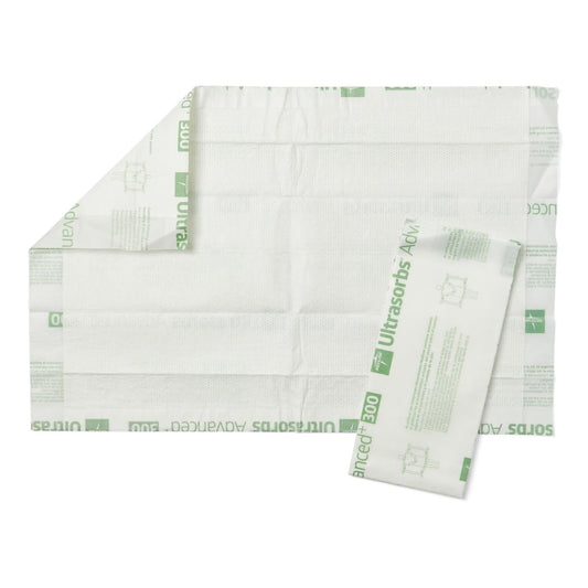 Disposable Underpad Ultrasorbs AP Low Air Loss and Repositioning 23 X 36 Inch Polymer Heavy Absorbency