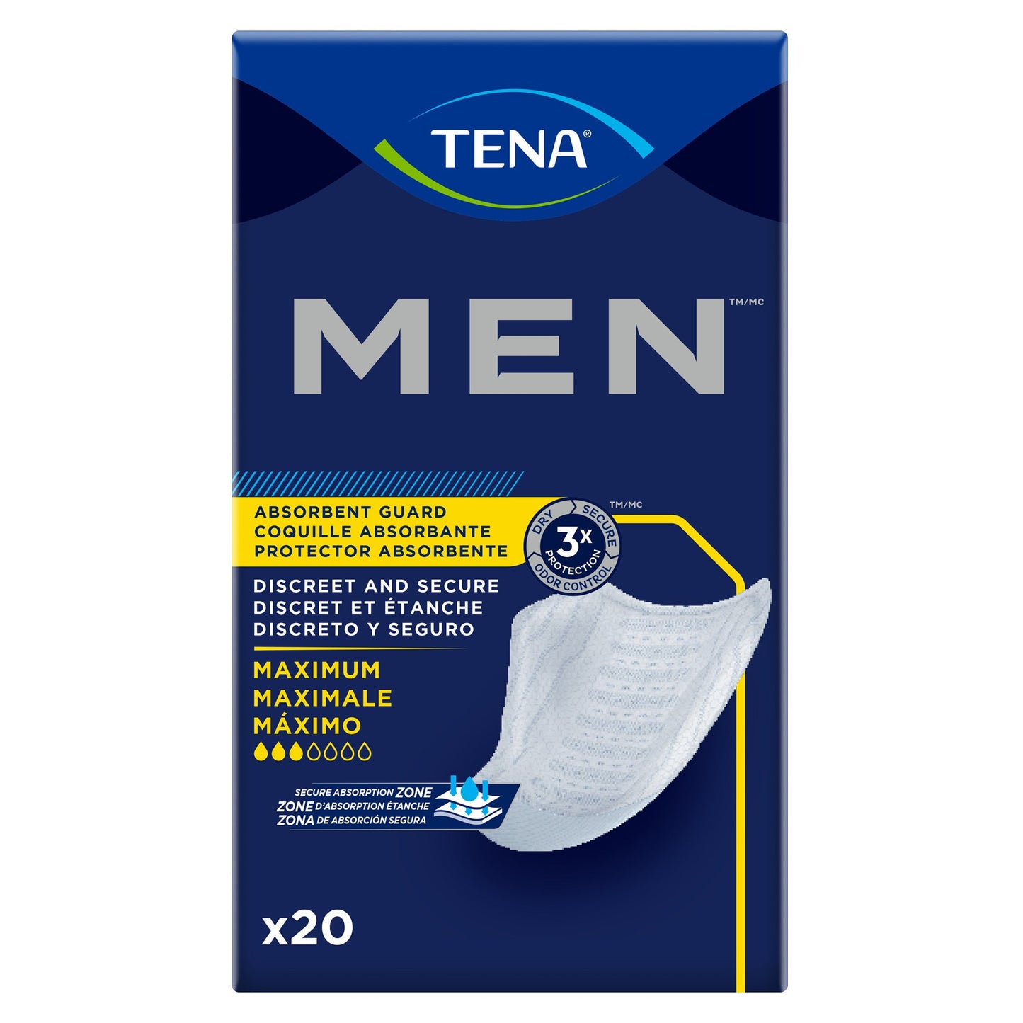 Tena MEN™ Maximum Guards, Bladder Control Pad