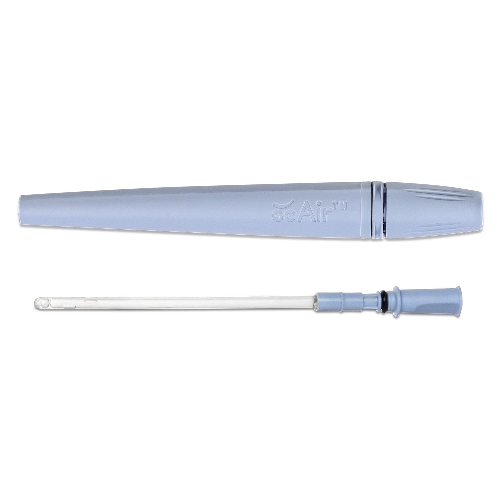 Urethral Catheter GentleCath Air Straight Tip Hydrophilic Coated PVC 12 Fr. 8 Inch Length